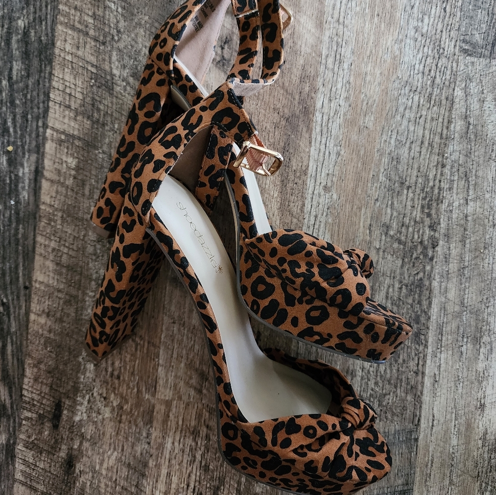 Leopard Print Heels